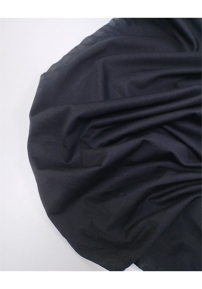 Siyah Renkte Viskonlu İnce Hafif Parlaklığı Olan Muhteşem Süprem Penye Elbise Bluz Tshirt Kumaş Tişörtlük & Elbiselik En: 150cm-12403