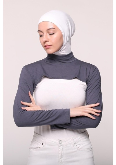 Altobeh Balıkçı Yakalı Boyunluklu Kolluk Füme Çok Renkli
