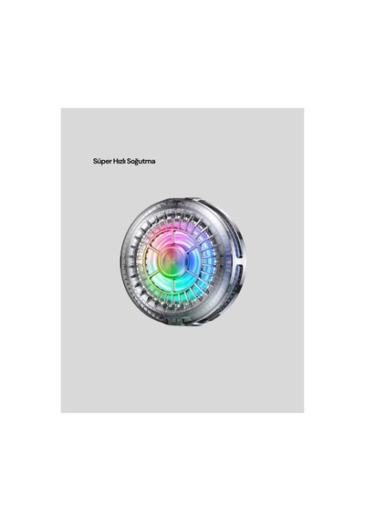 En Popüler Rgb Led Telefon Soğutucu Fan Yüksek Hızlı Soğutma Oyuncu Cooler Yeni Nesil Uygun
