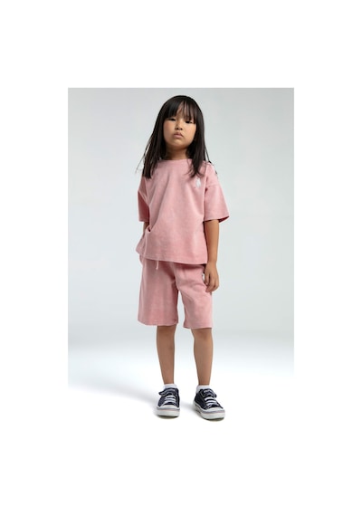 U.S. Polo Assn. Kız Çocuk Pembe Bermuda Takım Us2089 Pembe U.S. Polo Assn. Kız Çocuk Pembe Bermuda Takım Us2089 Pembe