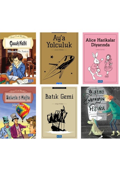 Gizemli Yaprağın Peşinde Okuma Seti 6 Kitap