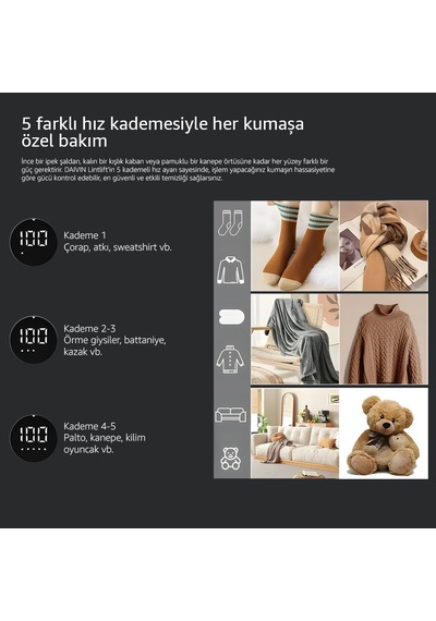 Daivin Lintlift Tüy Toplama Makinesi Beyaz