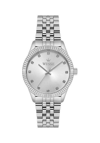 Wesse Wwl1088b08 Quartz Çelik Gri 36 Mm Kadın Kol Saati