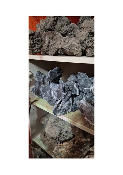 Black Seiryu Doğal Akvaryum Tasarım Kayası 1kg