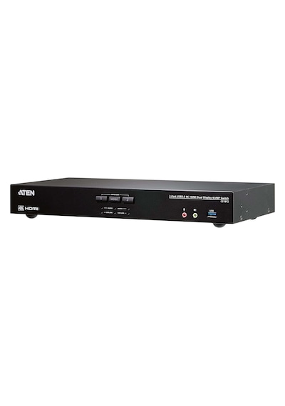 Aten CS1842 2 Port USB 3.0 4K Hdmı Dual Display Kvmp Switch