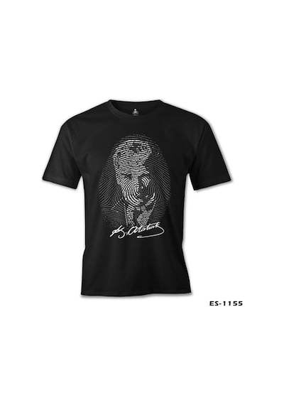Dna'Mızda Var - Atatürk Siyah Erkek Tshirt