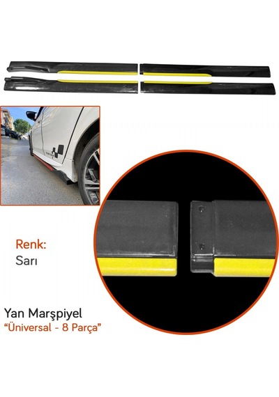 Nyf Yan Marşpiyel Üniversal 8 Parça Sarı