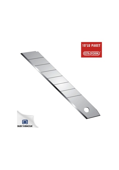 Maket Bıçağı Yedeği (10'lu Paket) CetaForm  J45-R 18mm