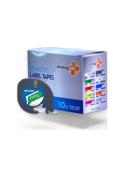 Dymo Letratag Etiket Muadili 12 Mm X 4 Mt Plastik Yeşil 10 Lu Genel
