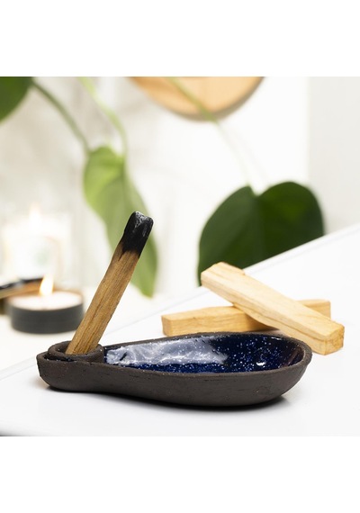 Auralis Blue Seramik Ağaç Tütsülük
