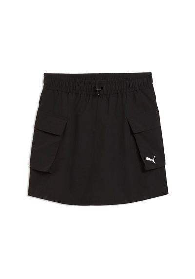 Puma Wardrobe Essentıals Kadın Kargo Etek 634584 01 Siyah