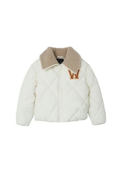 Name It Nkfmelbourne Unisex Çocuk Şişme Mont Ekru