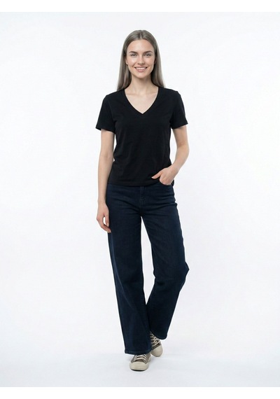 LOFT Regular Fit Kadın Tshirt K.kol Lf2043568 Q1.v1 Siyah