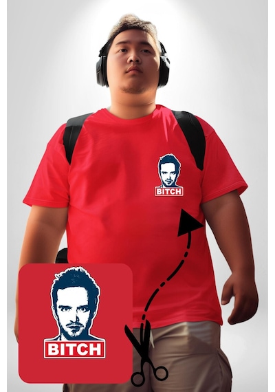 Angemiel Breaking Bad Kırmızı Büyük Beden Kadın Basic Minimal Baskılı Tişört Kırmızı Angemiel Breaking Bad Kırmızı Büyük Beden Kadın Basic Minimal Baskılı Tişört Kırmızı
