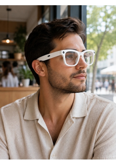 3 Lensli Kameralı Akıllı Gözlük Aı Sesli Asistan Çeviri Bluetooth Görüşme Müzik Fotoğraf Video Kayıt