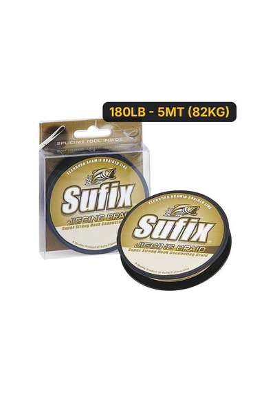 Sufix Jigging Braid Assist İpi 180lb - 5mt 82kg