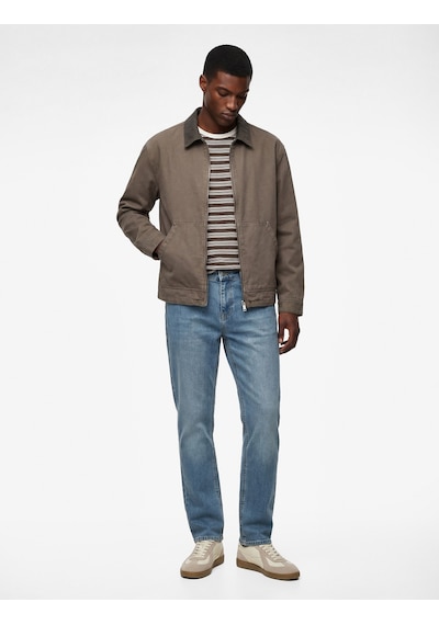 Koton Normal Bel Cepli Slim Fit Jean Pantolon - Brad Jean Açık İndigo 6sam40266nd