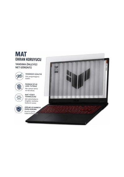 Asus Tuf Gaming A16 16 İnç Mat Ekran Koruyucu Nano Şeffaf