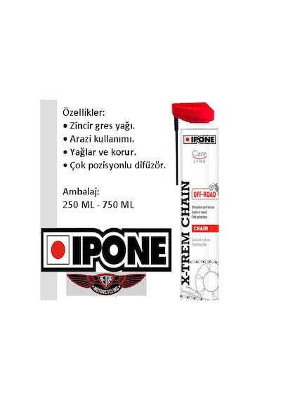 Ipone  X-trem Chain Off-road Zincir Yağlama Spreyi