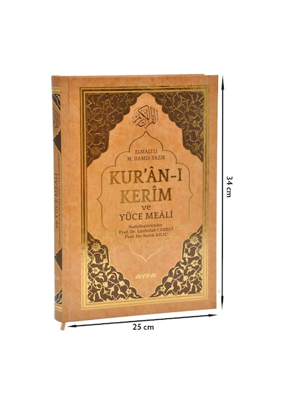 Kuranı Kerim Ve Yüce Meali - Arapça Ve Meal - Cami Boy - Ayfa Yay