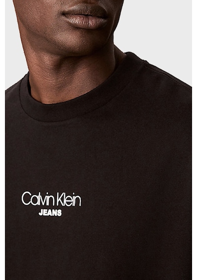 Calvin Klein Erkek T Shirt Lv04rc851g Ub1 Siyah Siyah