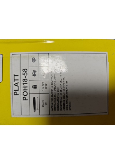 Platt Pala 3/8-34 Diş Elmaslı 45 Cm 1,5 Mm