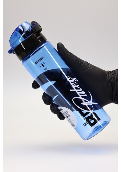 Su Matarası Tritan Geniş Ağız Su Şişesi Break Rules Spor Matarası Suluğu Bpasız 630 Ml Mavi 0102
