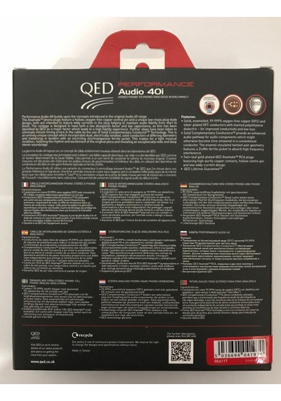 Qed Qe-6117 Performance Audıo 40I Rca Kablo 3 Metre