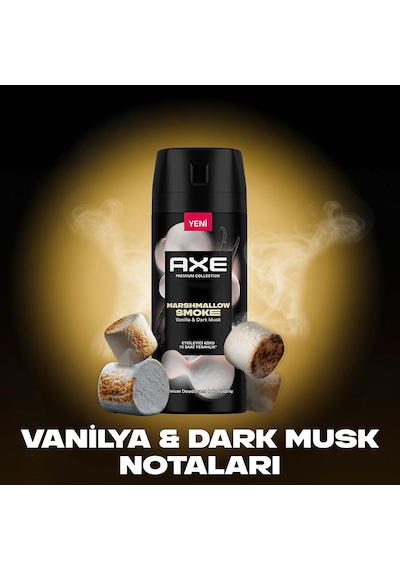 Axe Premium Collection Erkek Deodorant Marshmallow Smoke 150 Ml X3
