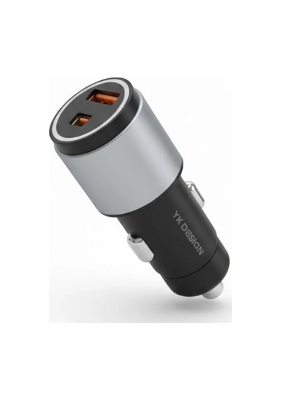 Lb Araç İçi Çakmaklığa Takılantype-c Ve Usb Girişli 2 Portlu Hızlı Şarj Adaptörü