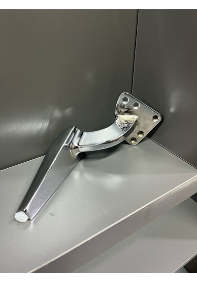 Belek Metal Ayak 25cm Krom Koltuk Dolap Komidin Şifonyer Modern Tv Ünite Modern Mobilya Puf Gümüş