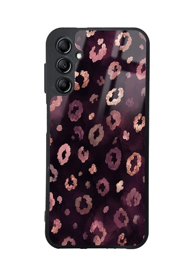 Maks Technology Samsung Uyumlu Galaxy A14 5g Kılıf Kamera Korumalı Desenli Mkst Lusi Kapak - Pembe Leopar -