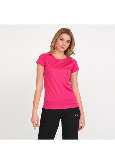 Slazenger RELAX IN Kadın Slim Fit Fuşya Tişört