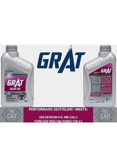 Grat 600021 Atf Iı 1 Litre Atf-ıı Gm Dexron Iı