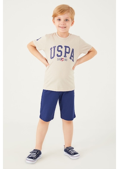 U.S. Polo Assn. Bej Erkek Çocuk Takım Bej