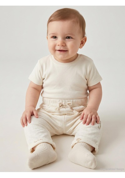 Pierre Cardin Kemerli Retro Toyz 3-12 Ay Tek Alt Bebe - Ekru