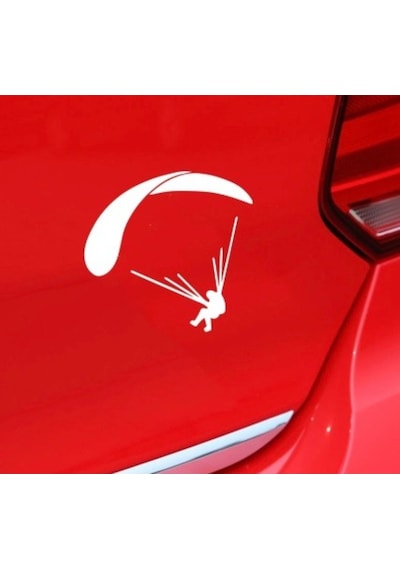 Yamaç Paraşütü Sticker Dalış Paraşütcü Sticker