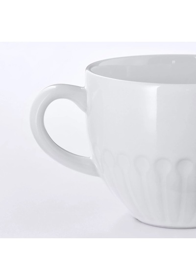 Ikea Strımmıg Seramik Kupa 8 Cm 360 Ml Beyaz 1 Parça