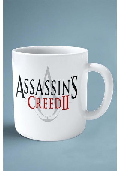 Assassin's Creed Oyun Baskılı Kupa Bardak Çift Taraflı Kişiye Özel Model 6 Çok Renkli
