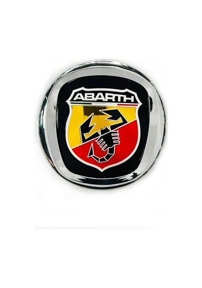 Fiorino Doblo Egea Ducato Abarth Logo Ön Panjur Arması Krom Çerçeveli 120mm