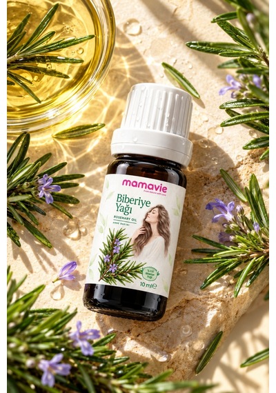 %100 Saf Biberiye Yağı 10 Ml Rosemary Oil, Saç Bakımı Ve Aromaterapi İçin Bitkisel Yağ - 937409480