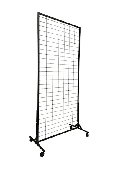 90x190 CM Tekerlekli Pano Stant, Çorap Standı, Aksesuar Standı
