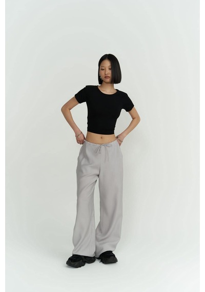Mai Collection Mai Studios Co. Paris Gri Basic Pantolon Gri