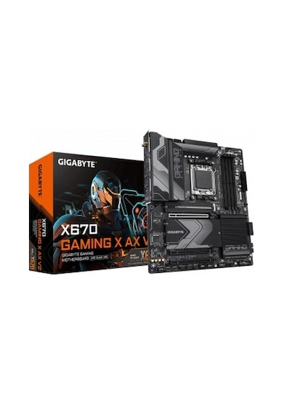 Gigabyte X670 Gaming AMD X670 X AX V2 8000 (OC) Mhz DDR5 Soket AM5 HDMI M.2 ATX Anakart