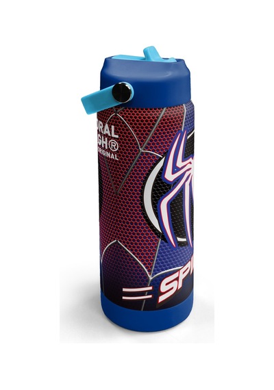 Coral High Lacivert Örümcek Desenli Katlanır Ağızlıklı Çelik Termos 650 Ml 38375 Lacivert