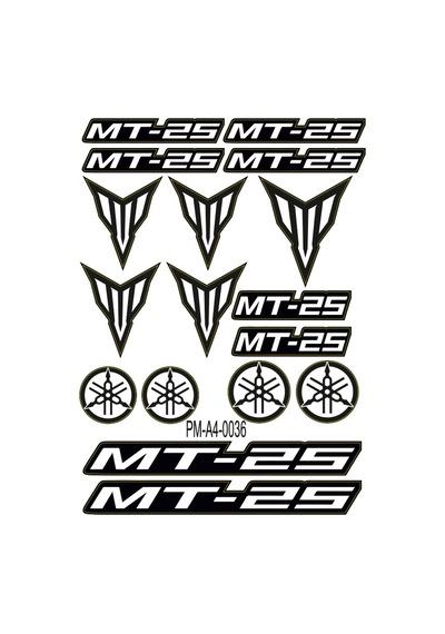 Mondial Drift Motosiklet Çoklu Sticker Seti 05