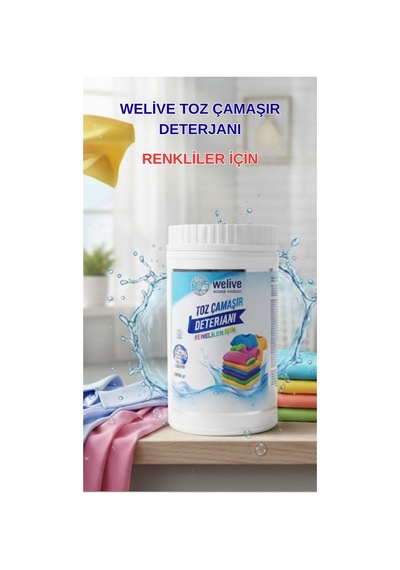 Welive Renkliler İçin Toz Çamaşır Deterjanı
