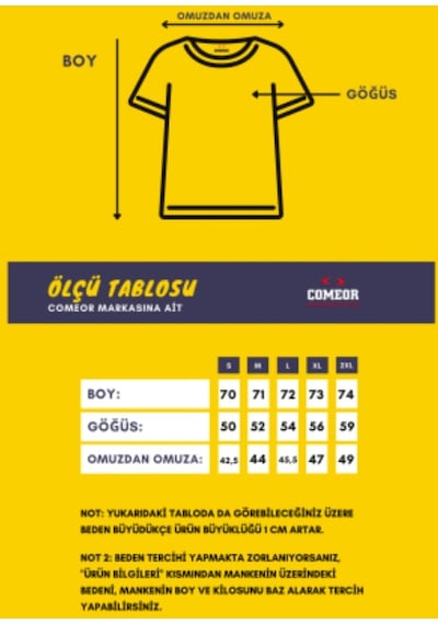 COMEOR Erkek Gri Slim Fit Pamuklu Kısa Kollu Bisiklet Yaka T-shirt Gri