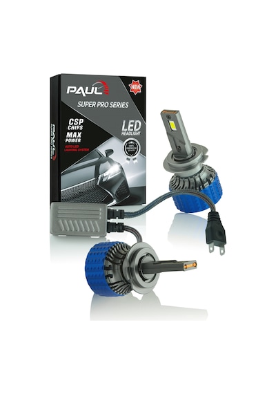 Paul Süper Pro H7 24.000 Lümen Güç Şimşek Etkili Odaklı Ufuk Çizgili Csp Led