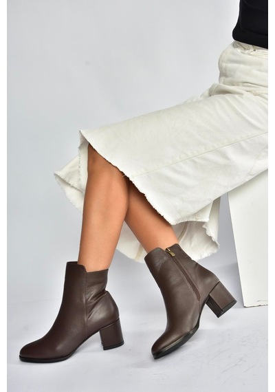 Fox Shoes V468581003 Kahverengi Hakiki Deri Kalın Topuklu Kadın Bot Kahverengi-hakiki Deri Fox Shoes V468581003 Kahverengi Hakiki Deri Kalın Topuklu Kadın Bot Kahverengi-hakiki Deri